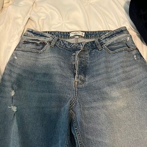 Abercrombie The dad high rise curve love jeans
